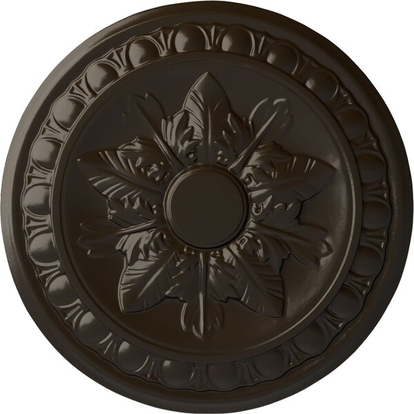 Ekena Millwork Exeter Ceiling Medallion (Fits Canopies up to 3 1/8"), Hnd-Painted Stone Hearth, 17 3/4"OD x 1 1/8"P CM17EXSHF - main
